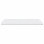 vidaXL Matelas en mousse blanc 120x210 cm 7 zones dureté 20 ILD