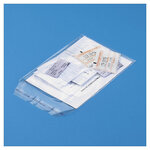 Lot de 1000: sachet plastique transparent à fermeture adhésive 10x20 cm