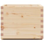 vidaXL Jardinière 60x60x49 5 cm bois de pin massif