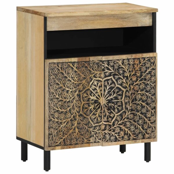 vidaXL Armoire latérale 60x33x75 cm bois massif de manguier