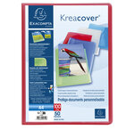 Protège-documents En Polypropylène Semi Rigide Kreacover® Chromaline 100 Vues - A4 - Couleurs Assorties - X 8 - Exacompta