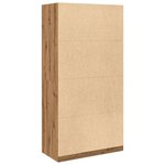 vidaXL Garde-robe chêne artisanal 100x50x200 cm bois d'ingénierie