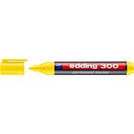 Marqueur Permanent 300 Jaune Pointe Moyenne 1 5-3 mm x 10 EDDING