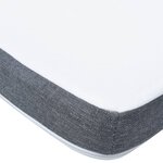 vidaXL Surmatelas de sommier tapissier 200x200x5 cm