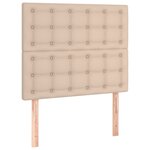 vidaXL Cadre de lit avec tête de lit Cappuccino 80x200 cm Similicuir
