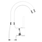 EISL Mitigeur de lavabo FUTURA blanc-chrome