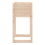 vidaXL Jardinières 2 Pièces 40x40x81 cm Bois massif de pin
