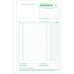 Manifold Factures 21x13 5cm 50 Feuillets Dupli Auocopiants - Motif  - X 10 - Exacompta
