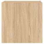 vidaXL Meuble TV mural chêne sonoma 40 5x30x40 cm bois d'ingénierie