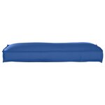 vidaXL Coussin de palette pour dos bleu royal 120x40x12 cm tissu Oxford