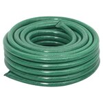 vidaXL Tuyau d'arrosage avec jeu de raccords vert 0 75" 10 m PVC