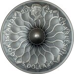 Pièce de monnaie en Argent 5 Dollars g 31.1 (1 oz) Millésime 2024 SPINNING COIN