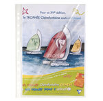 Sachet De 10 Pochettes Perforées Ouverture Haut Et Côté - Polypropylène Lisse 6/100e - A4 - Cristal - X 10 - Exacompta