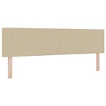 Tête de lit vidaXL Design sobre Vert Clair Gris 180 cm en Tissu Corde