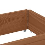 vidaXL Jardinière marron 150x50 cm bois massif de pin