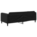vidaXL Lit de repos noir 90x190 cm tissu