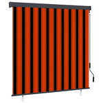 vidaXL Store roulant d'extérieur 170x250 cm Orange et marron