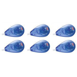 Roller de Correction Sideway ecoLogo Jetable 4 2mm x 10m Bleu x 6 TESA