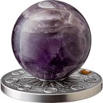 Pièce de monnaie en Argent 10 Cedis g 62.2 (2 oz) Millésime 2025 Solar System SATURN