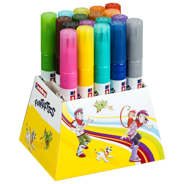 edding Feutres à fibre large Funtastics 18 Pièces Multicolore 14"