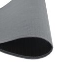vidaXL Tapis rond gris 100 cm bambou