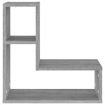 vidaXL Étagères murales 2Pièces Sonoma gris 50x15x50 cm Bois d’ingénierie