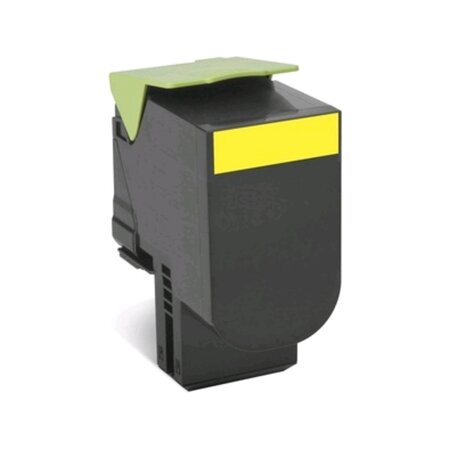 Toner Laser Corporate Jaune pour Imprimante Laser - Capacité 3000 pages LEXMARK