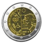 Bu : 2 euro commemorative 2022 : belgique - merci au personnel hospitalier (version francophone)