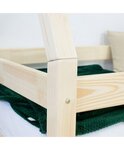 Lit cabane enfant NAKANA 140 x 200 bleu marine