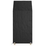 vidaXL Housses de chaise de jardin 2 Pièces 8 œillets 65x65x110/150 cm PE