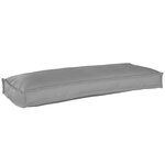 vidaXL Coussins de Palette pour Banc 2 Pièces Gris 100x40x8 cm Tissu Oxford