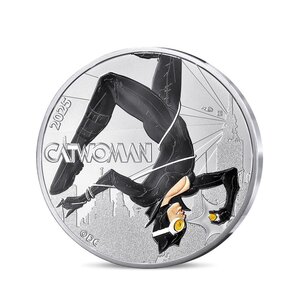 DC COMICS Monnaie de 10€ Argent CATWOMAN
