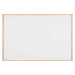 Tableau blanc cadre en bois (L)400 x (H)300 mm BI-OFFICE