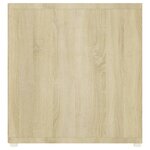 vidaXL Meubles TV 2 Pièces Chêne sonoma 107x35x37 cm Bois d'ingénierie