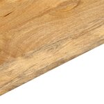 vidaXL Dessus de table 140x20x2 5cm rectangulaire bois massif manguier