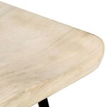 vidaXL Tabourets de bar lot de 4 bois de manguier massif