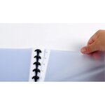Protège-documents À Anneaux Et Pochettes Détachables 60 Vues - A4 - Bleu - X 4 - Exacompta