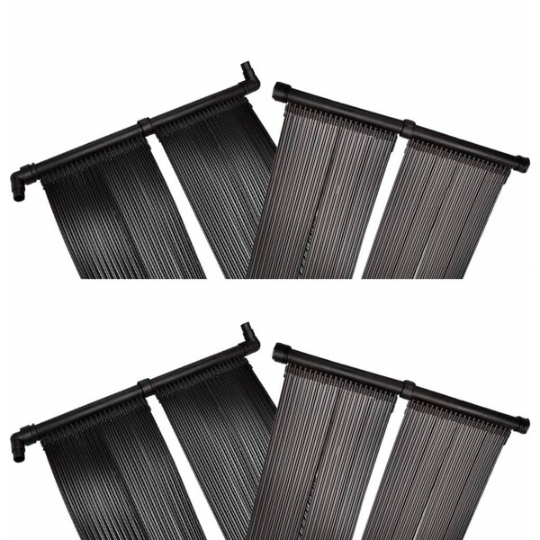 vidaXL Panneaux solaires de chauffage de piscine 4 Pièces 80x620 cm