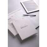 Bloc WHITE N°18 21x29,7cm 80F Q.5x5 Blanc RHODIA