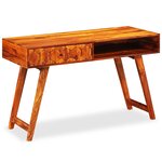 Bureau table meuble travail informatique d'écriture bois massif de sesham 118 cm 0502142