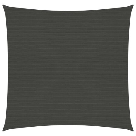 vidaXL Voile d'ombrage 160 g/m² Anthracite 4 5x4 5 m PEHD