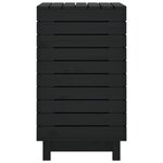 vidaXL Panier à linge 88 5x44x76 cm bois massif de pin