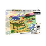 Puzzle 60 p - Les dinosaures du Crétacé