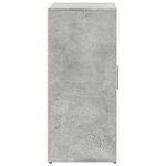 vidaXL Buffet gris béton 60x31x70 cm bois d'ingénierie