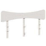 vidaXL Tête de lit blanc 150 cm bois massif de pin