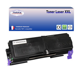 Toner compatible avec ricoh aficio sp400dn sp450dn remplace ricoh aficio sp400dn/ sp450dn xl- 10 000 pages - t3azur