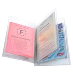 Etui de protection multicartes 4 volets (8 faces)