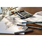 Set Sélection Castell 9000 de 6 crayons graphite FABER-CASTELL