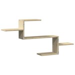 vidaXL Étagère murale chêne sonoma 104x15x49 cm bois d'ingénierie