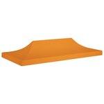 vidaXL Toit de tente de réception 6x3 m Orange 270 g/m²
